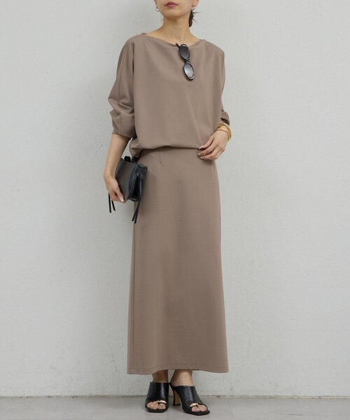 GALLARDAGALANTE(ガリャルダガランテ)の「オフショルポンチプルオーバー(Tシャツ/カットソー・レディース・モカ/ブラック・FREE)」の22枚目の写真