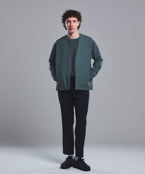 green label relaxing(グリーンレーベルリラクシング)の「KIVANC イージーカーディガン(カーディガン/ボレロ・メンズ・ブラック/ライトグレー/ケリーグリーン・S/M/L/XL)」の21枚目の写真