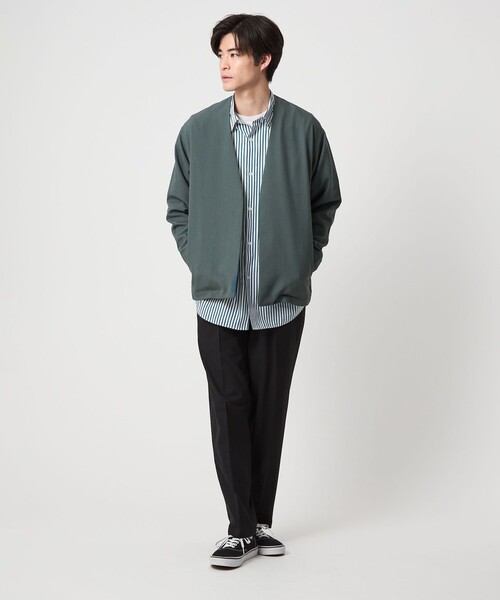 green label relaxing(グリーンレーベルリラクシング)の「KIVANC イージーカーディガン(カーディガン/ボレロ・メンズ・ブラック/ライトグレー/ケリーグリーン・S/M/L/XL)」の17枚目の写真