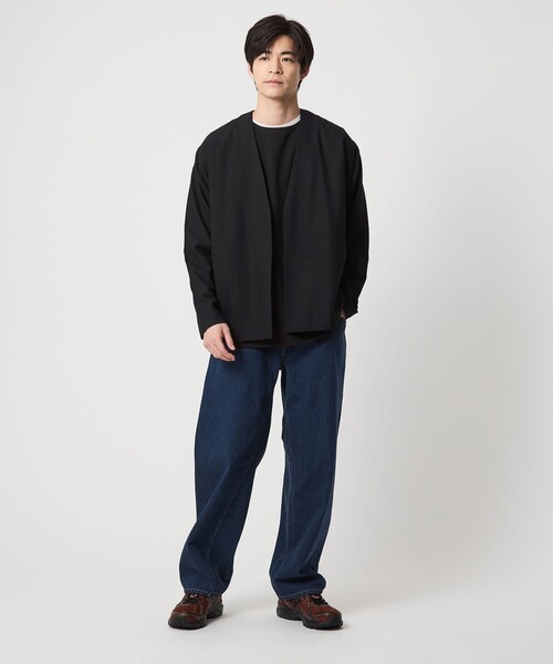 green label relaxing(グリーンレーベルリラクシング)の「KIVANC イージーカーディガン(カーディガン/ボレロ・メンズ・ブラック/ライトグレー/ケリーグリーン・S/M/L/XL)」の15枚目の写真