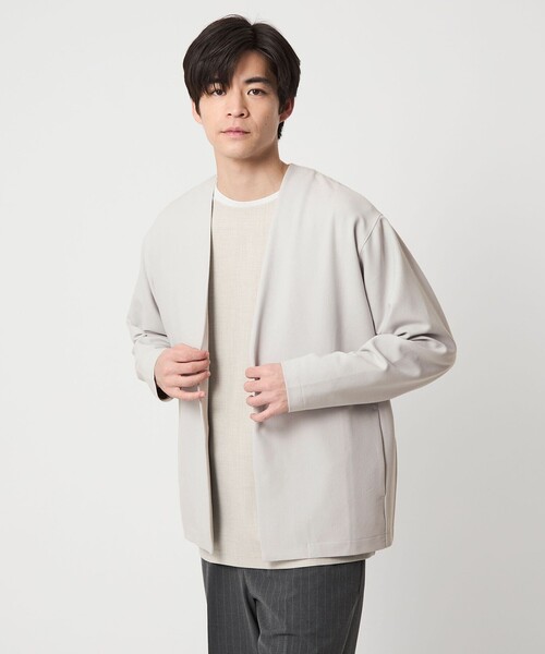 green label relaxing(グリーンレーベルリラクシング)の「KIVANC イージーカーディガン(カーディガン/ボレロ・メンズ・ブラック/ライトグレー/ケリーグリーン・S/M/L/XL)」の14枚目の写真