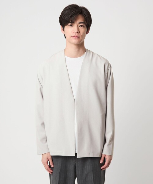 green label relaxing(グリーンレーベルリラクシング)の「KIVANC イージーカーディガン(カーディガン/ボレロ・メンズ・ブラック/ライトグレー/ケリーグリーン・S/M/L/XL)」の12枚目の写真