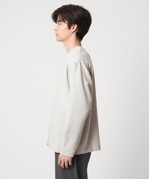 green label relaxing(グリーンレーベルリラクシング)の「KIVANC イージーカーディガン(カーディガン/ボレロ・メンズ・ブラック/ライトグレー/ケリーグリーン・S/M/L/XL)」の11枚目の写真