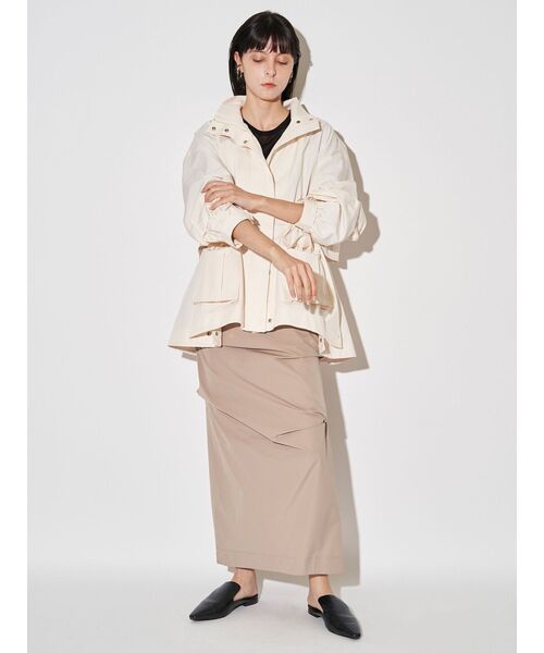 ELENDEEK（エレンディーク）の「アシメタックIラインスカート（スカート・レディース・ブラック/ベージュ・01/02）」の5枚目の写真