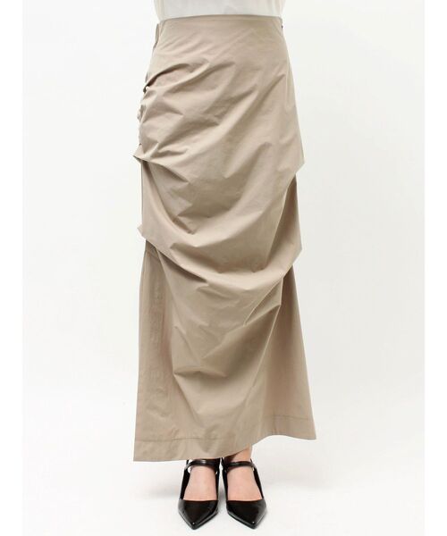 ELENDEEK（エレンディーク）の「アシメタックIラインスカート（スカート・レディース・ブラック/ベージュ・01/02）」の14枚目の写真