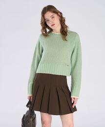 To b. by agnes b. | バイカラーライン ニット プルオーバー(ニット/セーター)