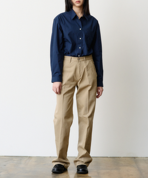 DENMADE(デンメイド)の「(WOMEN) DEN0661 wide chino pants (beige)(その他パンツ・レディース・その他・M/XS/S)」の2枚目の写真