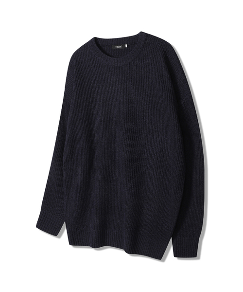POLYGRAM(ポリグラム)の「デイリーハチオーバーサイズラウンドニット - 6COLOR(ニット/セーター・レディース・ベージュ/グレー/クリーム/ワイン/ネイビー/チャコール・FREE)」の5枚目の写真