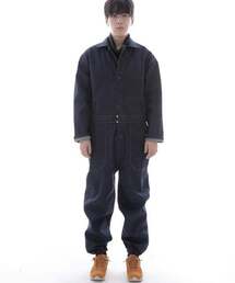SAINTCREW（セントクルー）の「Worker & Builder Denim Jogger Jumpsuit WNB-504J Deep Blue BRS（つなぎ/オールインワン・メンズ）」