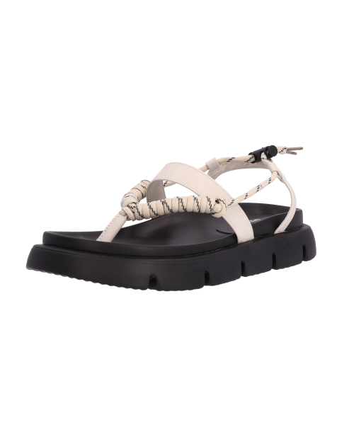 SHOEHI(シューハイ)の「イザベラドローストリングストラップサンダル(2Colors)_S0177(サンダル・レディース・ブラック/アイボリー・22.5cm/23cm/23.5cm/24cm/25cm)」の10枚目の写真