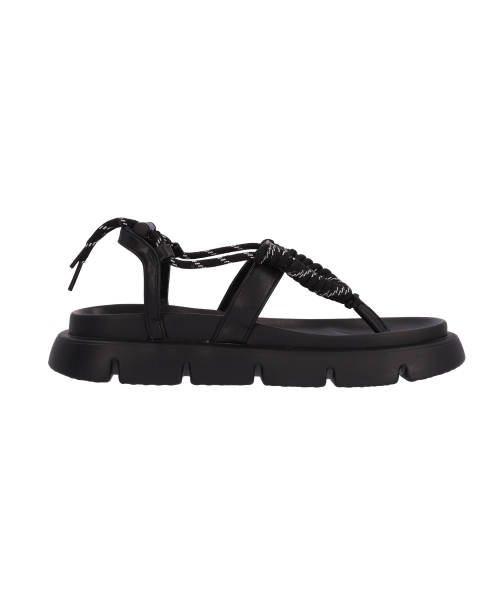 SHOEHI(シューハイ)の「イザベラドローストリングストラップサンダル(2Colors)_S0177(サンダル・レディース・ブラック/アイボリー・22.5cm/23cm/23.5cm/24cm/25cm)」の11枚目の写真
