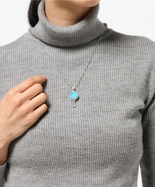 チャイハネ（チャイハネ）の「【チャイハネ】クリスタル ドゥルージーネックレス（ネックレス・レディース・ピンク/ホワイト/パープル/ブルー・FREE）」の8枚目の写真