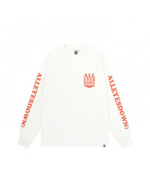 CRACK LOGO LONG SLEEVE(White)