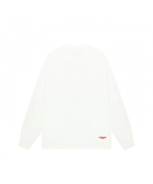 ALL EYES DOWN（オール アイズ ダウン）の「CRACK LOGO LONG SLEEVE(White)（Tシャツ/カットソー・レディース・その他・LARGE/X-LARGE/XX-LARGE）」の2枚目の写真