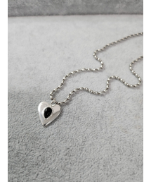 DOUZE（ドゥズ）の「ブラックペアハートネックレス（ネックレス）」