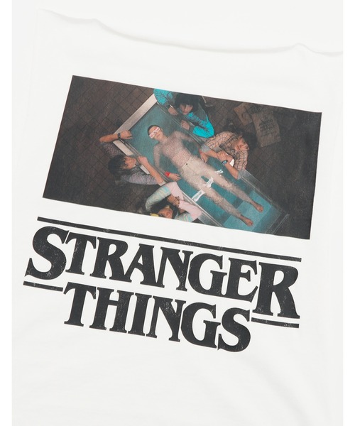 NO WAY(ノーウェイ)の「/Little sunny bite/stranger things x little sunny bite photo big tee(Tシャツ/カットソー・レディース・ブラック/ホワイト/ブルー・SMALL/MEDIUM)」の6枚目の写真