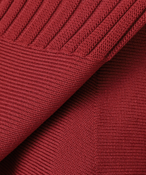 La TOTALITE（ラトータリテ）の「【洗える】ペプラムニット（カーディガン/ボレロ・レディース・アイボリー/ブラック/レッド・FREE）」の6枚目の写真