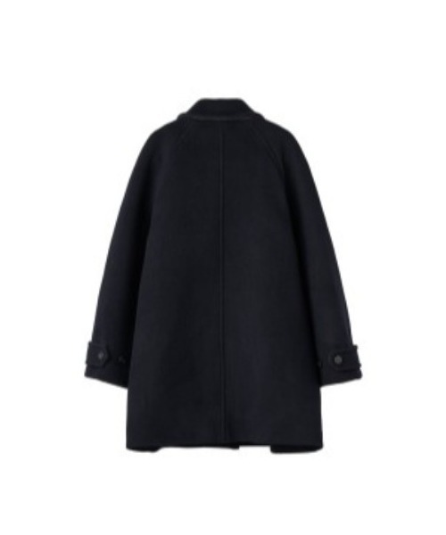 GENERAL IDEA（ジェネラルアイデア）の「【GENERAL IDEA】ウールバルマカンハーフコート / WOOL BALMACAN HALF-COAT（チェスターコート・レディース・ネイビー/オートミール/チャコール・L/M/S）」の22枚目の写真
