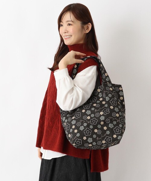 one'sterrace(ワンズテラス)の「MARY QUANT エコバッグ 2201A(エコバッグ/サブバッグ・レディース・ブラック系8・99)」の12枚目の写真