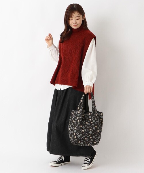 one'sterrace(ワンズテラス)の「MARY QUANT エコバッグ 2201A(エコバッグ/サブバッグ・レディース・ブラック系8・99)」の13枚目の写真