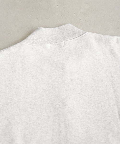 SOLAMONAT(ソラモナ)の「ふわりと裏毛 ハーフジッププルオーバー(Tシャツ/カットソー・レディース・杢グレー/ブラック/オートミール・FREE)」の18枚目の写真