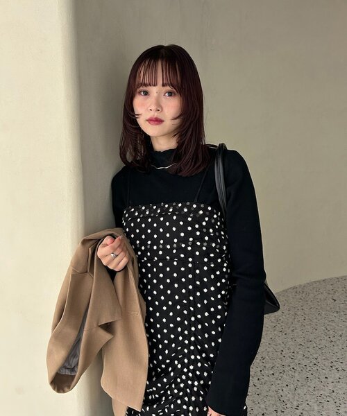 akane__11.1企画】ドロストフラワーキャミワンピース（ワンピース