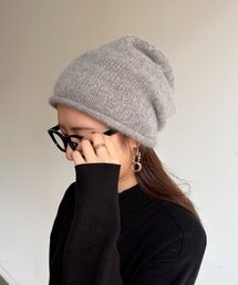 Chez toi（シェトワ）の「アンゴラニット帽（キャップ）」