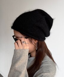 Chez toi（シェトワ）の「アンゴラニット帽（キャップ）」