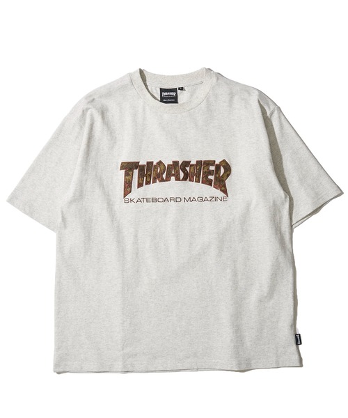 THRASHER(スラッシャー)の「【THRASHER / スラッシャー】アソート柄 アップリケ クルーネックTシャツ(Tシャツ/カットソー・メンズ・ピンク/ライトグレー/ブラック系1/ブラック系2・X-LARGE/LARGE/MEDIUM)」の9枚目の写真