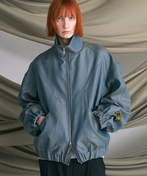 UNISEX》4 Colors Chambray Washable Wool Prime-Over Switching Stand