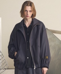 メゾンスペシャル　カレッジブルゾン　ネイビー UNISEX》【LIMITED EDITION】Prime-Over Curved Zip Stand Collar