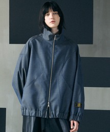 MAISON SPECIAL（メゾンスペシャル）の「《UNISEX》4 Colors Chambray Washable Wool Prime-Over Switching Stand Collar Blouson 4色シャンブレーウォッシャブルウールプライムオーバースイッチングスタンドカラーブルゾン【MAISON SPECIAL メゾンスペシャル】■セットアップ対応■（ブルゾン）」