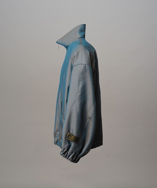 MAISON SPECIAL（メゾンスペシャル）の「《UNISEX》4 Colors Chambray Washable Wool Prime-Over Switching Stand Collar Blouson/4色シャンブレーウォッシャブルウールプライムオーバースイッチングスタンドカラーブルゾン【MAISON SPECIAL/メゾンスペシャル】■セットアップ対応■（ブルゾン・メンズ・ダークブルー/ブラック/グレー/チャコールグレー/ホワイト・0/1/2）」の19枚目の写真