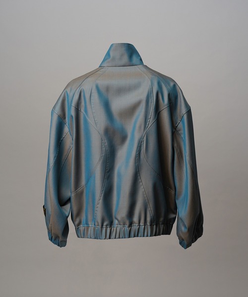 MAISON SPECIAL（メゾンスペシャル）の「《UNISEX》4 Colors Chambray Washable Wool Prime-Over Switching Stand Collar Blouson/4色シャンブレーウォッシャブルウールプライムオーバースイッチングスタンドカラーブルゾン【MAISON SPECIAL/メゾンスペシャル】■セットアップ対応■（ブルゾン・メンズ・ダークブルー/ブラック/グレー/チャコールグレー/ホワイト・0/1/2）」の20枚目の写真