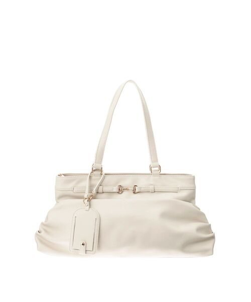 RESEXXY（リゼクシー）の「ビットポイントビッグシルエットバッグ（ハンドバッグ・レディース・アイボリー/ブラック・FREE）」の4枚目の写真