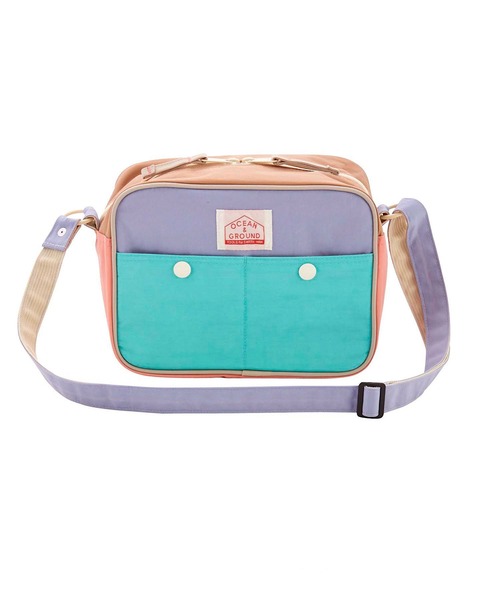 Ocean&Ground（オーシャン&グラウンド）の「ショルダーBAG MULTI/通園バッグ（ショルダーバッグ・キッズ・ライトピンク/ライトブルー/エメラルド/ライトグレー/パープル/ベージュ/ブルー・FREE）」の7枚目の写真