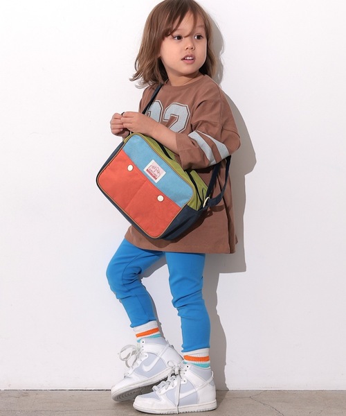 Ocean&Ground（オーシャン&グラウンド）の「ショルダーBAG MULTI/通園バッグ（ショルダーバッグ・キッズ・ライトピンク/ライトブルー/エメラルド/ライトグレー/パープル/ベージュ/ブルー・FREE）」の10枚目の写真