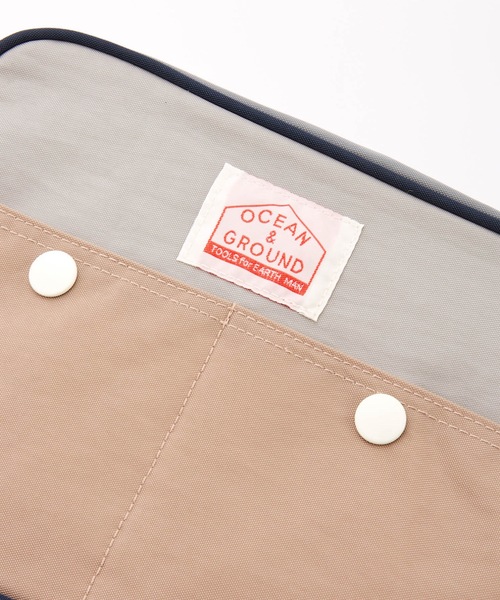 Ocean&Ground（オーシャン&グラウンド）の「ショルダーBAG MULTI/通園バッグ（ショルダーバッグ・キッズ・ライトピンク/ライトブルー/エメラルド/ライトグレー/パープル/ベージュ/ブルー・FREE）」の14枚目の写真