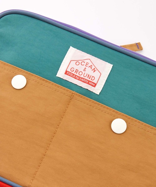 Ocean&Ground（オーシャン&グラウンド）の「ショルダーBAG MULTI/通園バッグ（ショルダーバッグ・キッズ・ライトピンク/ライトブルー/エメラルド/ライトグレー/パープル/ベージュ/ブルー・FREE）」の18枚目の写真