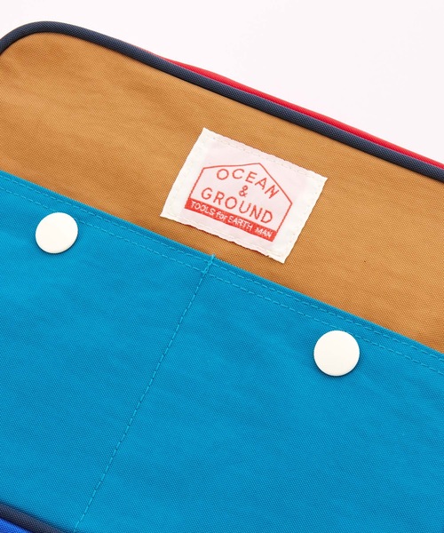 Ocean&Ground（オーシャン&グラウンド）の「ショルダーBAG MULTI/通園バッグ（ショルダーバッグ・キッズ・ライトピンク/ライトブルー/エメラルド/ライトグレー/パープル/ベージュ/ブルー・FREE）」の16枚目の写真