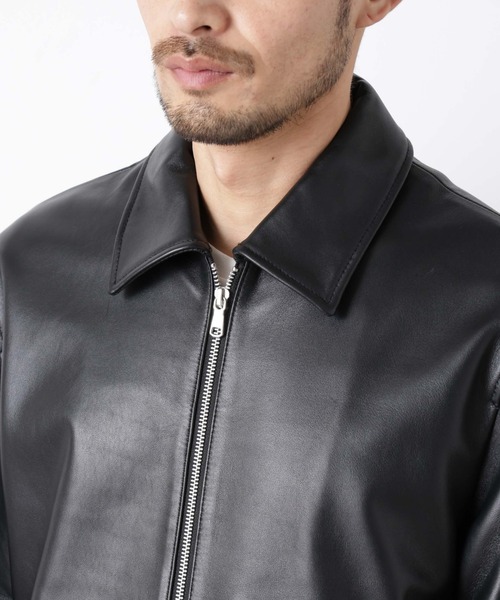 NANO universe(ナノユニバース)の「レザーシングルライダースジャケット(ライダースジャケット・メンズ・ブラック・S/M/L/XL)」の11枚目の写真