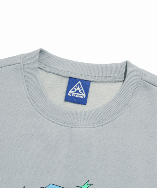 ISTKUNST（イストクンスト）の「LEAFLET BTY SWEATSHIRTS_LIGHT GREY(IK2DFMM457A)（スウェット・レディース・その他・L/M/S）」の3枚目の写真