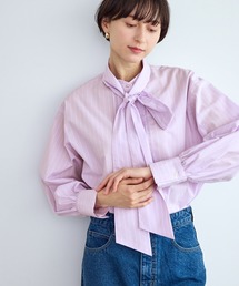 ラベンダー」に該当するシャツ/ブラウス（リボン）ファッション通販