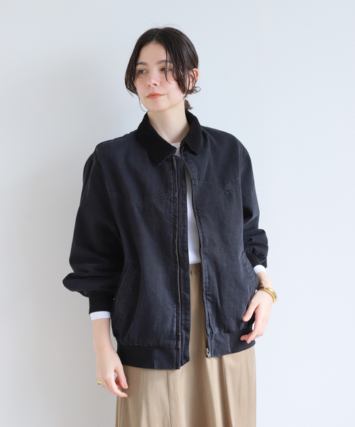 417 EDIFICE（フォーワンセブンエディフィス）の「デニム ジップヨークジャケット（その他アウター・メンズ・ブラック/ブラウン/ボルドー/キャメル・MEDIUM/LARGE）」の5枚目の写真