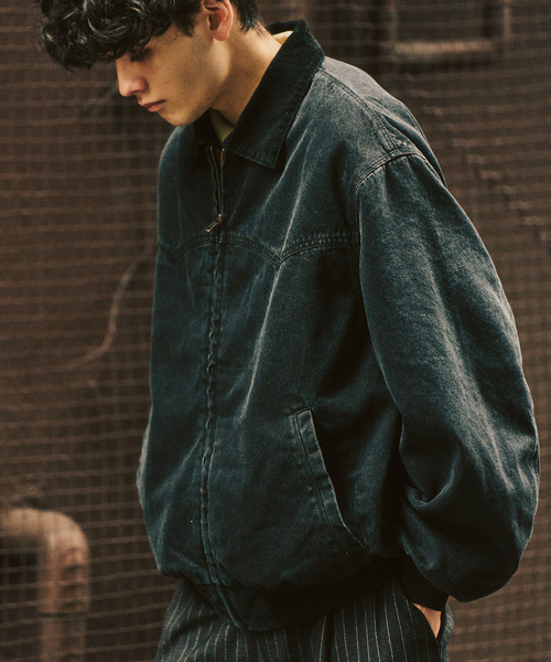 417 EDIFICE（フォーワンセブンエディフィス）の「デニム ジップヨークジャケット（その他アウター・メンズ・ブラック/ブラウン/ボルドー/キャメル・MEDIUM/LARGE）」の14枚目の写真