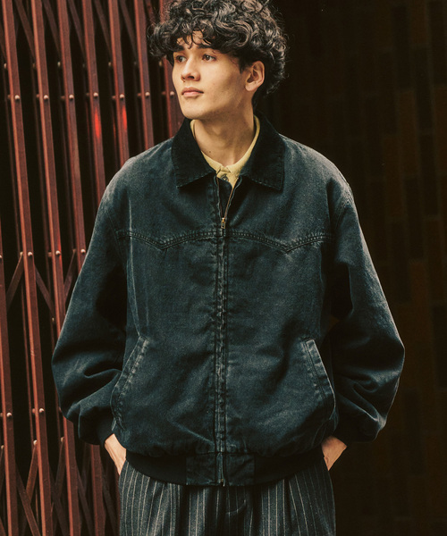 417 EDIFICE（フォーワンセブンエディフィス）の「デニム ジップヨークジャケット（その他アウター・メンズ・ブラック/ブラウン/ボルドー/キャメル・MEDIUM/LARGE）」の21枚目の写真