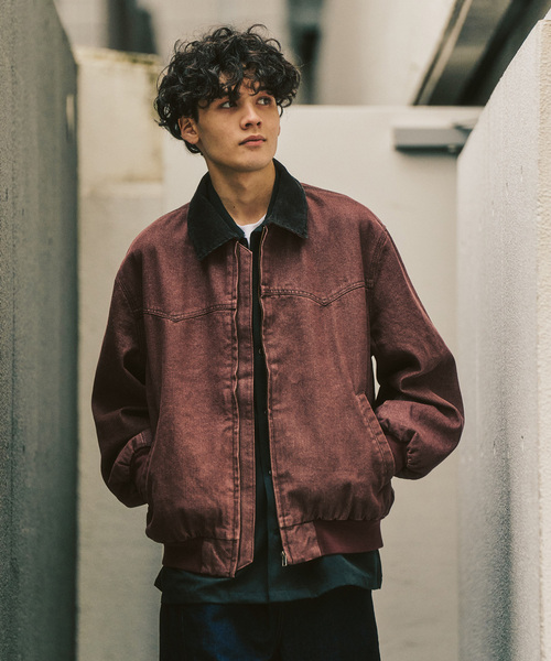 417 EDIFICE（フォーワンセブンエディフィス）の「デニム ジップヨークジャケット（その他アウター・メンズ・ブラック/ブラウン/ボルドー/キャメル・MEDIUM/LARGE）」の15枚目の写真