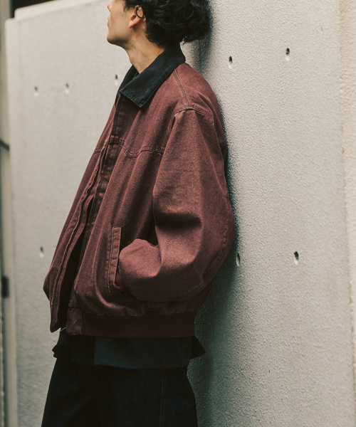 417 EDIFICE（フォーワンセブンエディフィス）の「デニム ジップヨークジャケット（その他アウター・メンズ・ブラック/ブラウン/ボルドー/キャメル・MEDIUM/LARGE）」の16枚目の写真