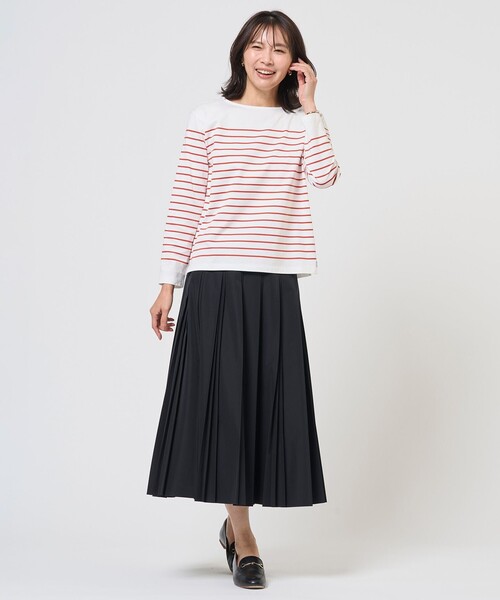J.PRESS(ジェイプレス)の「【WEB限定カラーあり】TC ライトタンブラー プリーツ スカート(スカート・レディース・ブラック系/ベージュ系/グレー系・T13/T17/T15)」の14枚目の写真