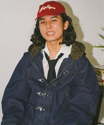 centimeter（センチメーター）の「Rigid denim fireman jakcet（デニムジャケット）」